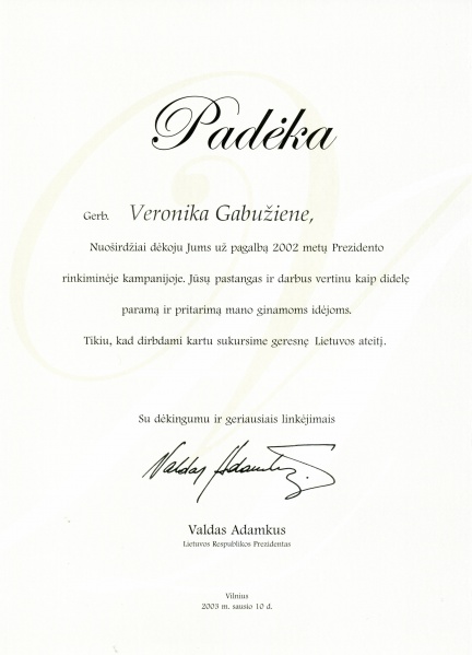 Vaizdas:Prezidento rinkimai Gabuziene Adamkus.jpg
