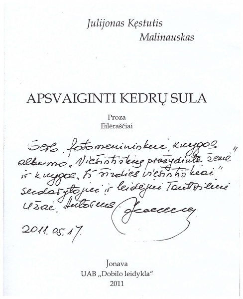 Vaizdas:Malinausko Kęstučio autografas 2011 865.jpg