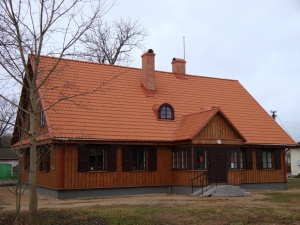 Profesorių Biržiškų tėviškė Viekšniuose.