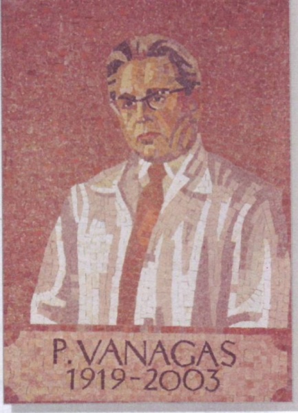 Vaizdas:Vitolis Trušys. P.Vanago mozaikinis portretas. Z. Katkienės nuotr. 149.jpg