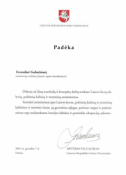 Vaizdas:Padeka atsiminimai gabuziene .jpg