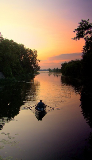 Biržai.Tylus vakaras.