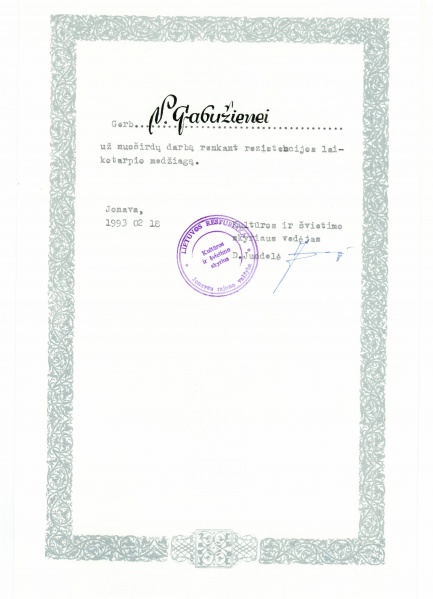 Vaizdas:Rezistencija Gabuziene Juodele.jpg