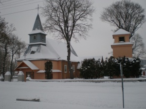 Ceikinių bažnytėlė žiemą